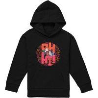 Disney Princess Oh Hi Merida, Moana & Snow White Youth Kids Pull-Over Hoodie, Black | Size: 9-11 Years