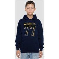 Disney Star Wars Rebel 77 Youth Kids Pull-Over Hoodie, Navy | Size: 12-13 Years