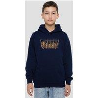 Disney Star Wars The Acolyte High Republic Jedi Ink Group Youth Kids Pull-Over Hoodie, Navy | Size: 7-8 Years
