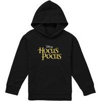 Disney Hocus Pocus Logo Youth Kids Pull-Over Hoodie, Black | Size: 5-6 Years