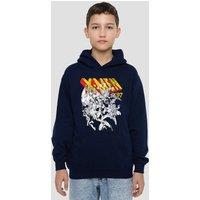 Marvel X-Men Retro Team Youth Kids Pull-Over Hoodie, Navy | Size: 12-13 Years
