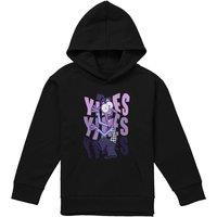 Disney Inside Out 2 Fear Youth Kids Pull-Over Hoodie, Black | Size: 12-13 Years