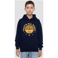 Sun Records Elvis Presley Thats All Right Youth Kids Pull-Over Hoodie, Navy | Size: 9-11 Years