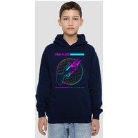 Pink Floyd Wish You Were Here Grid Youth Kids Pull-Over Hoodie, Navy | Size: 9-11 Years