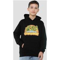 Nickelodeon TMNT Cowabunga Group Youth Kids Pull-Over Hoodie, Black | Size: 5-6 Years