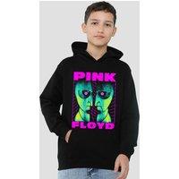 Pink Floyd Neon Division Bell Youth Kids Pull-Over Hoodie, Black | Size: 12-13 Years