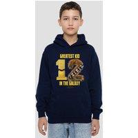 Disney Star Wars Greatest Kid C3Po Chewbacca Youth Kids Pull-Over Hoodie, Navy | Size: 7-8 Years