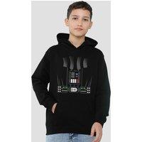 Disney Star Wars Darth Vader Costume Youth Kids Pull-Over Hoodie, Black | Size: 7-8 Years