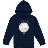 Disney Winnie The Pooh I Am Snow Cute Youth Kids Pull-Over Hoodie, Navy | Size: 12-13 Years