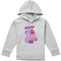 Disney Inside Out 2 Embarrassment Youth Kids Pull-Over Hoodie, Athletic Heather in Grey | Size: 12-13 Years