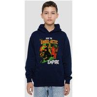 Disney Star Wars Join The Ghoulactic Empire Youth Kids Pull-Over Hoodie, Navy | Size: 5-6 Years