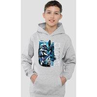 Disney Star Wars Clone Rex Youth Kids Pull-Over Hoodie, Athletic Heather in Grey | Size: 5-6 Years