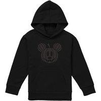Disney Mickey Mouse Pumpkin Head Youth Kids Pull-Over Hoodie, Black | Size: 5-6 Years