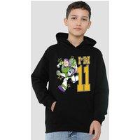 Disney Toy Story Birthday Buzz I'M 11 Youth Kids Pull-Over Hoodie, Black | Size: 9-11 Years