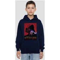 Disney Star Wars Return Of The Jedi Block Youth Kids Pull-Over Hoodie, Navy | Size: 9-11 Years