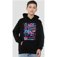 Disney Jackson Storm Speedway Youth Kids Pull-Over Hoodie, Black | Size: 7-8 Years