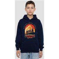 Disney Star Wars: Skeleton Crew Adventure Badge Youth Kids Pull-Over Hoodie, Navy | Size: 7-8 Years