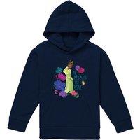 Disney The Princess & The Frog Tiana My Dreams, My Way Youth Kids Pull-Over Hoodie, Navy | Size: 7-8 Years