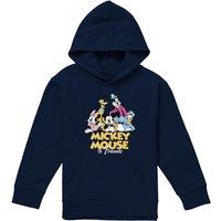 Disney Mickey Mouse Friends Youth Kids Pull-Over Hoodie, Navy | Size: 12-13 Years