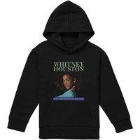 Whitney Houston The Greatest Love Youth Kids Pull-Over Hoodie, Black | Size: 9-11 Years