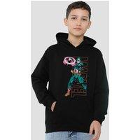 Marvel Captain America Emerge Youth Kids Pull-Over Hoodie, Black | Size: 12-13 Years