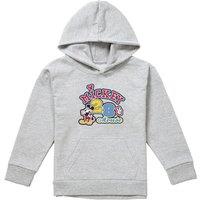 Disney 28 Badge Youth Kids Pull-Over Hoodie, Athletic Heather in Grey | Size: 5-6 Years