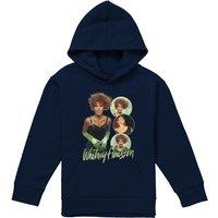 Whitney Houston Black Leather & Green Gloves Youth Kids Pull-Over Hoodie, Navy | Size: 7-8 Years