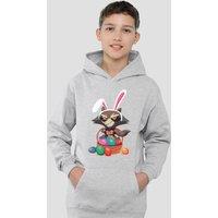 Marvel Guardians Of The Galaxy Sweet Rabbit Youth Kids Pull-Over Hoodie, Athletic Heather in Grey | Size: 5-6 Years