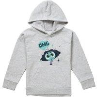 Disney Inside Out 2 Envy Youth Kids Pull-Over Hoodie, Athletic Heather in Grey | Size: 7-8 Years