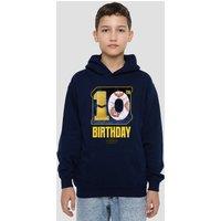 Disney Star Wars C3Po Bb8 10Th Birthday Space Youth Kids Pull-Over Hoodie, Navy | Size: 9-11 Years