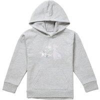Disney Frozen Icy Holiday Magic For Christmas With Elsa Youth Kids Pull-Over Hoodie, Athletic Heather in Grey | Size: 5-6 Years
