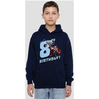 Marvel Thor Birthday 8 Youth Kids Pull-Over Hoodie, Navy | Size: 7-8 Years