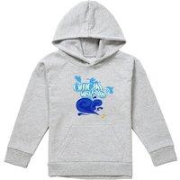 Disney Aladdin Official Wish Granter, The Genie Youth Kids Pull-Over Hoodie, Athletic Heather in Grey | Size: 12-13 Years