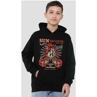 Sun Records Label Of Legends Youth Kids Pull-Over Hoodie, Black | Size: 12-13 Years