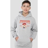 Disney Jessie Cowgirl 1999 Youth Kids Pull-Over Hoodie, Athletic Heather in Grey | Size: 5-6 Years