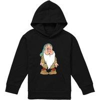 Snow White And The Seven Dwarfs, Sleepy Struggles Youth Kids Pull-Over Hoodie, Black | Size: 5-6 Years