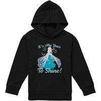 Disney Frozen New Year, My Year To Shine Youth Kids Pull-Over Hoodie, Black | Size: 12-13 Years
