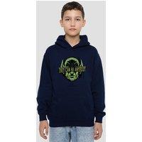 Marvel Secret Invasion Anybody Youth Kids Pull-Over Hoodie, Navy | Size: 7-8 Years