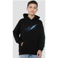 Disney Obiwan Kenobi Jedi Slash Youth Kids Pull-Over Hoodie, Black | Size: 12-13 Years