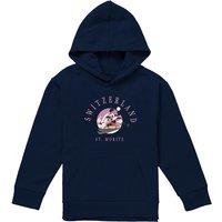 Disney Mickey Mouse Switzerland Pink Youth Kids Pull-Over Hoodie, Navy | Size: 12-13 Years