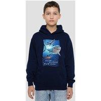 Disney Finding Nemo Fish Are Friends Youth Kids Pull-Over Hoodie, Navy | Size: 5-6 Years