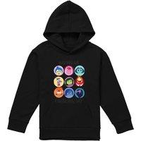 Disney Emotional Day Youth Kids Pull-Over Hoodie, Black | Size: 7-8 Years