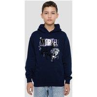 Marvel Thor Thunder Youth Kids Pull-Over Hoodie, Navy | Size: 5-6 Years