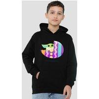 Disney Star Wars Grogu'S Easter Egg Ride Youth Kids Pull-Over Hoodie, Black | Size: 7-8 Years