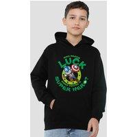 Marvel Captain America St Patrick'S Day Lucky Super Hero Youth Kids Pull-Over Hoodie, Black | Size: 7-8 Years