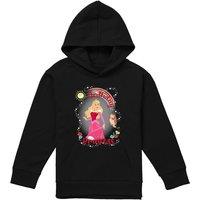 Disney Sleeping Beauty Birthday Princess With Aurora Youth Kids Pull-Over Hoodie, Black | Size: 9-11 Years