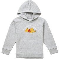 Disney Winnie The Pooh Christmas Dinner Youth Kids Pull-Over Hoodie, Athletic Heather in Grey | Size: 5-6 Years