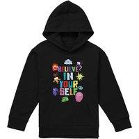 Disney Inside Out 2 Believe In Yourself Youth Kids Pull-Over Hoodie, Black | Size: 12-13 Years
