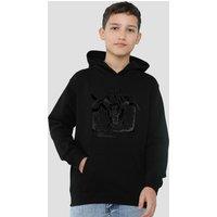 Marvel X-Men Wolverine Jump Youth Kids Pull-Over Hoodie, Black | Size: 12-13 Years