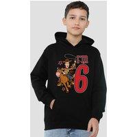 Disney Toy Story Birthday Woody I'M 6 Youth Kids Pull-Over Hoodie, Black | Size: 7-8 Years
